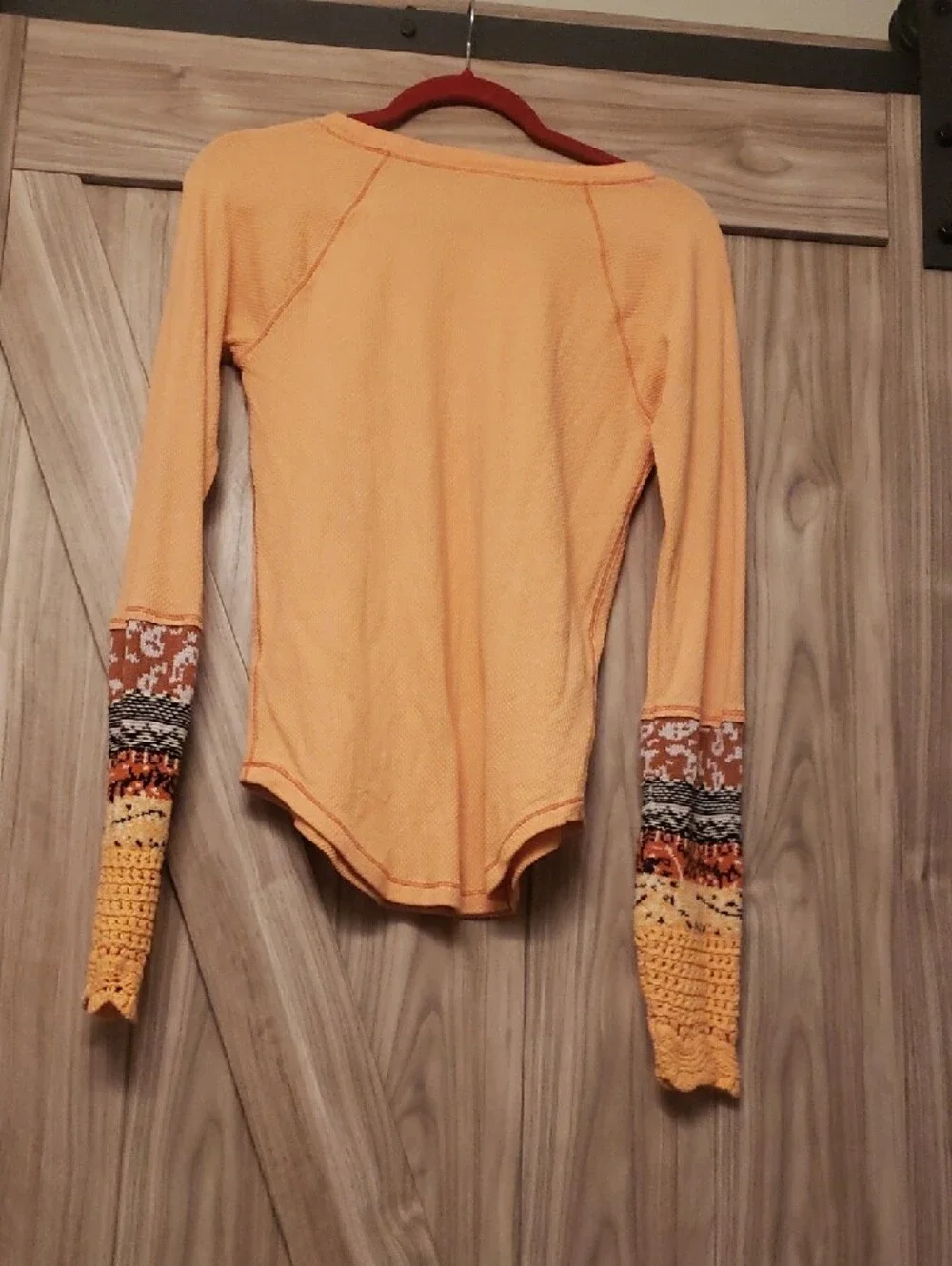 Free People In The Mix Cuff Thermal Top